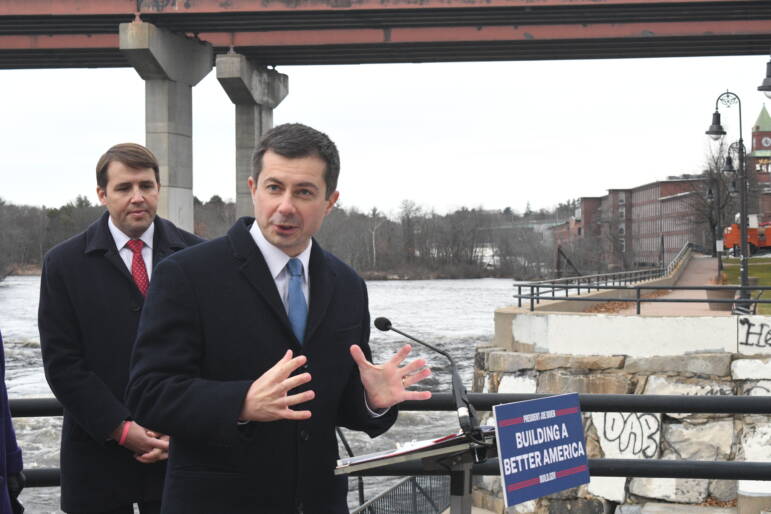 Pete Buttigieg joined the congressional delegation