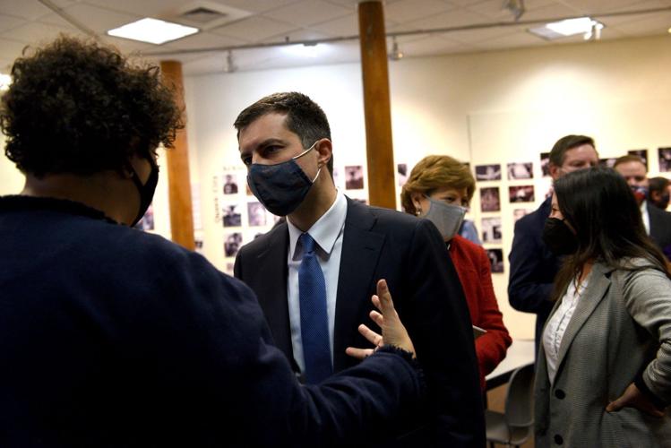 Pete Buttigieg touts $25M RAISE grant Pete Buttigieg touts $25M RAISE grant